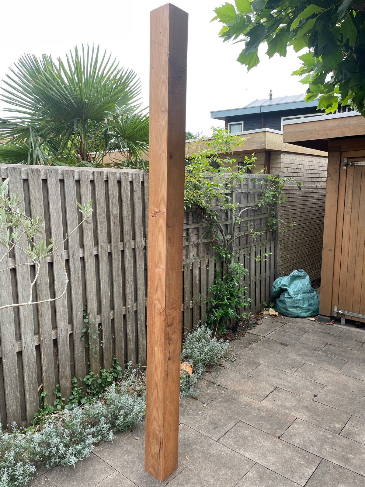 Stevige douglas houten balk - 250x14x14, Doe-het-zelf en Verbouw, Hout en Planken, Ophalen, Zo goed als nieuw, 250 tot 300 cm
