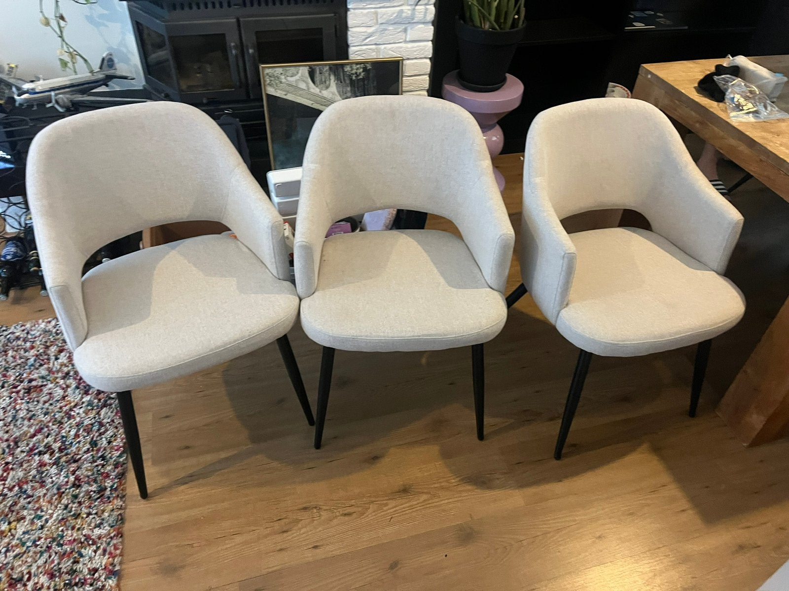 3 mooie eetkamerstoelen van Xenos, Ophalen, Overige kleuren, Drie, Zo goed als nieuw