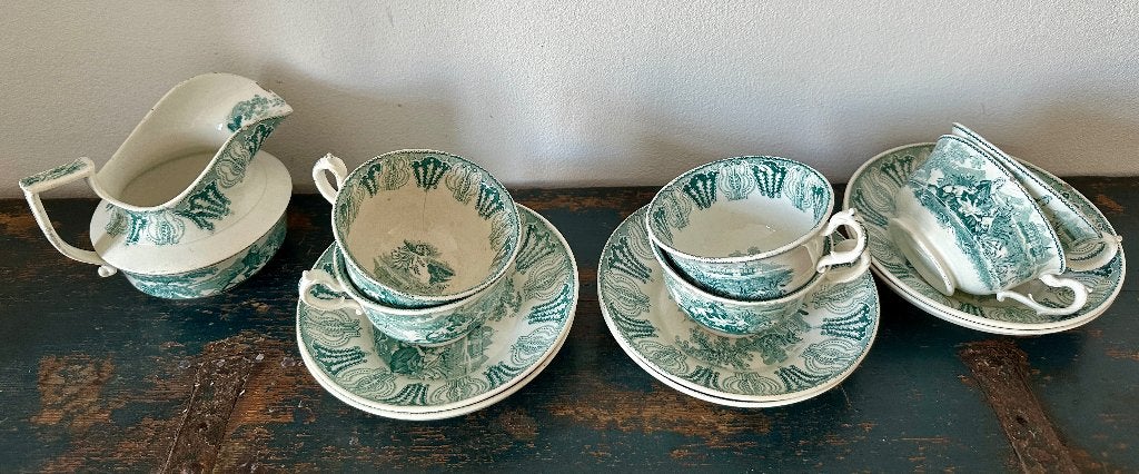 Antiek servies Moses Discovered van Hackwood, Antiek en Kunst, Ophalen of Verzenden