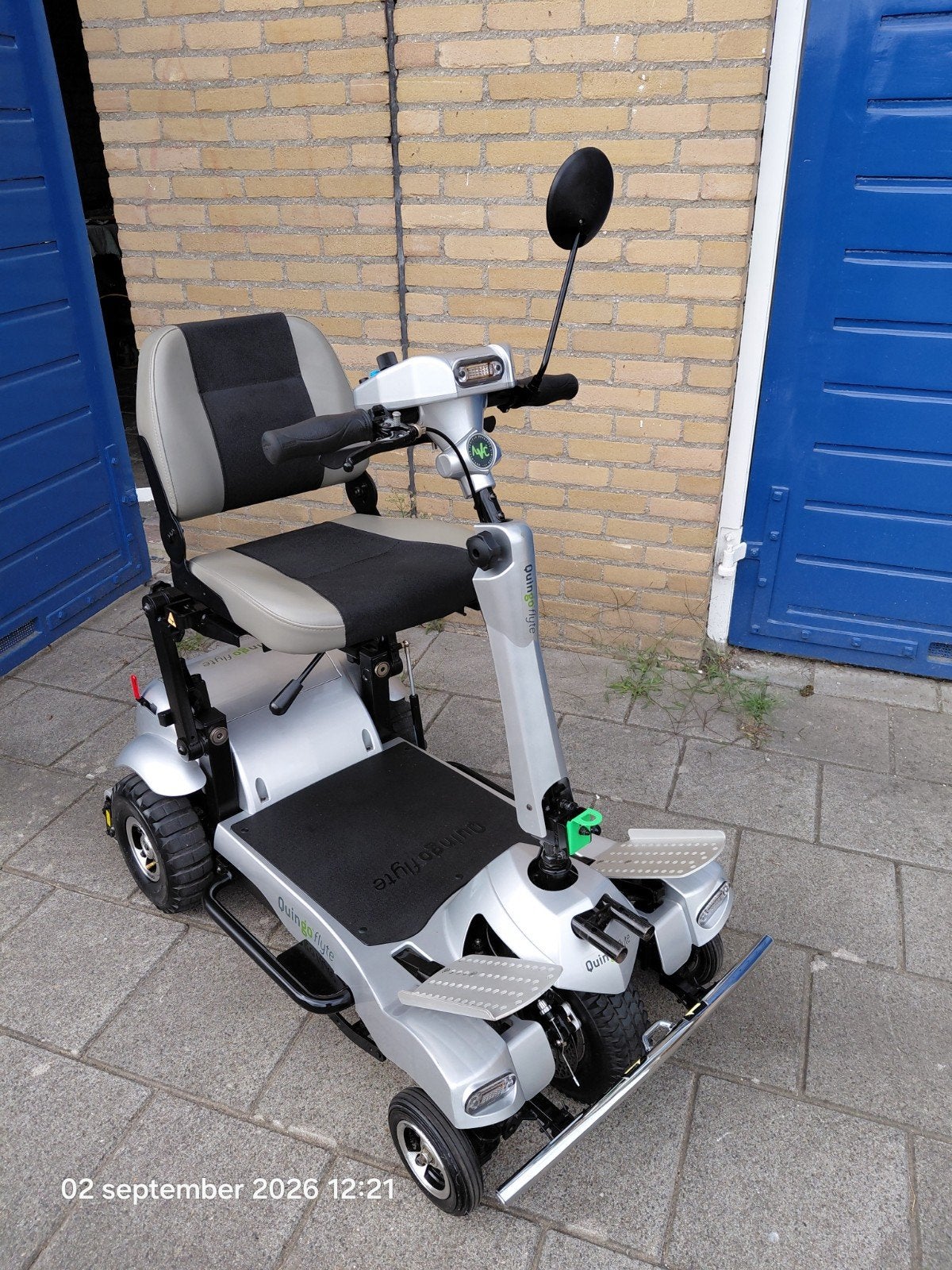Quingo Flyte opvouwbare scootmobiel, Ophalen