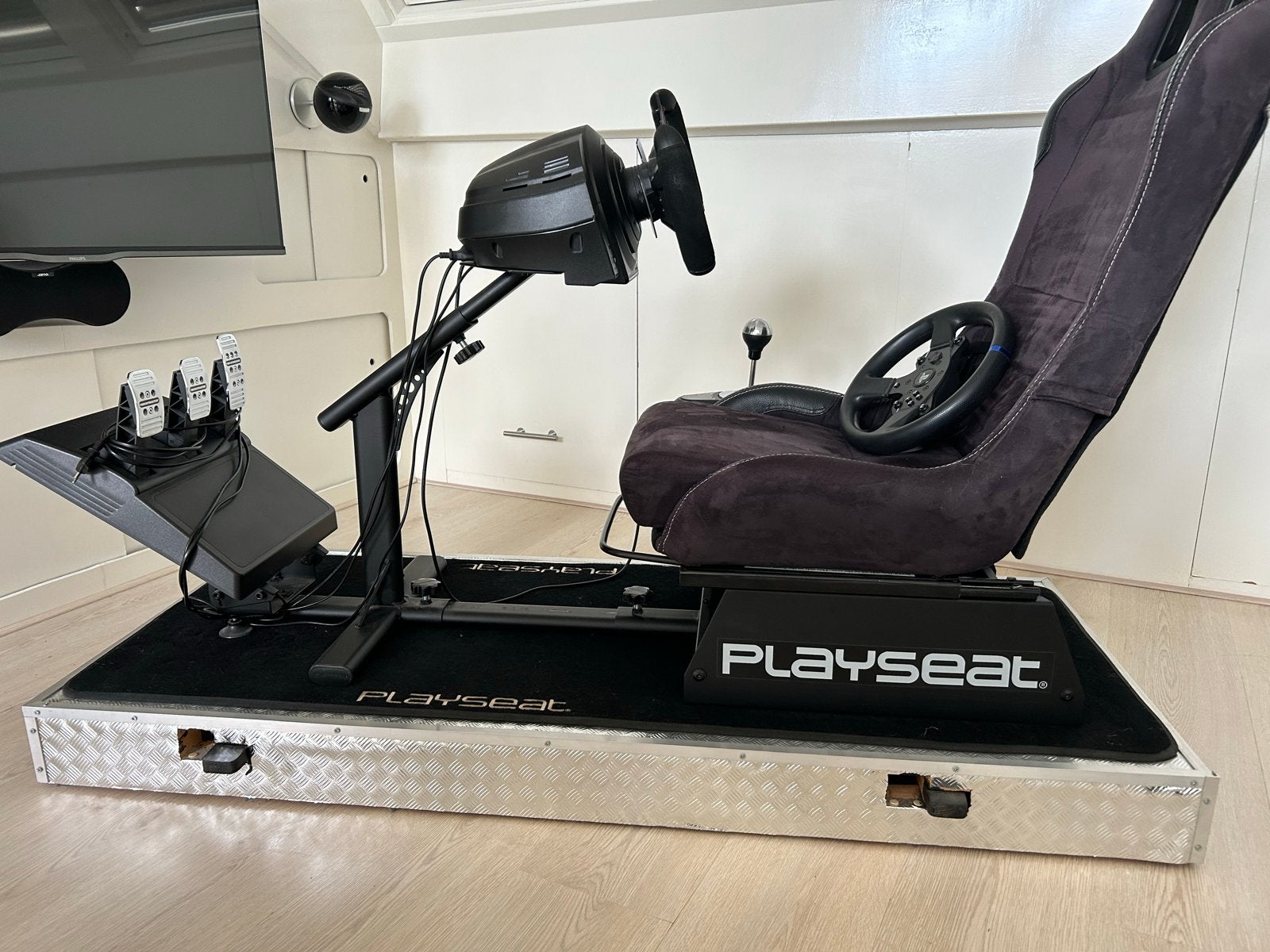 Thrustmaster T300RS GT Edition met TH8A Shifter en Playseat, Ophalen, Gebruikt, Met games