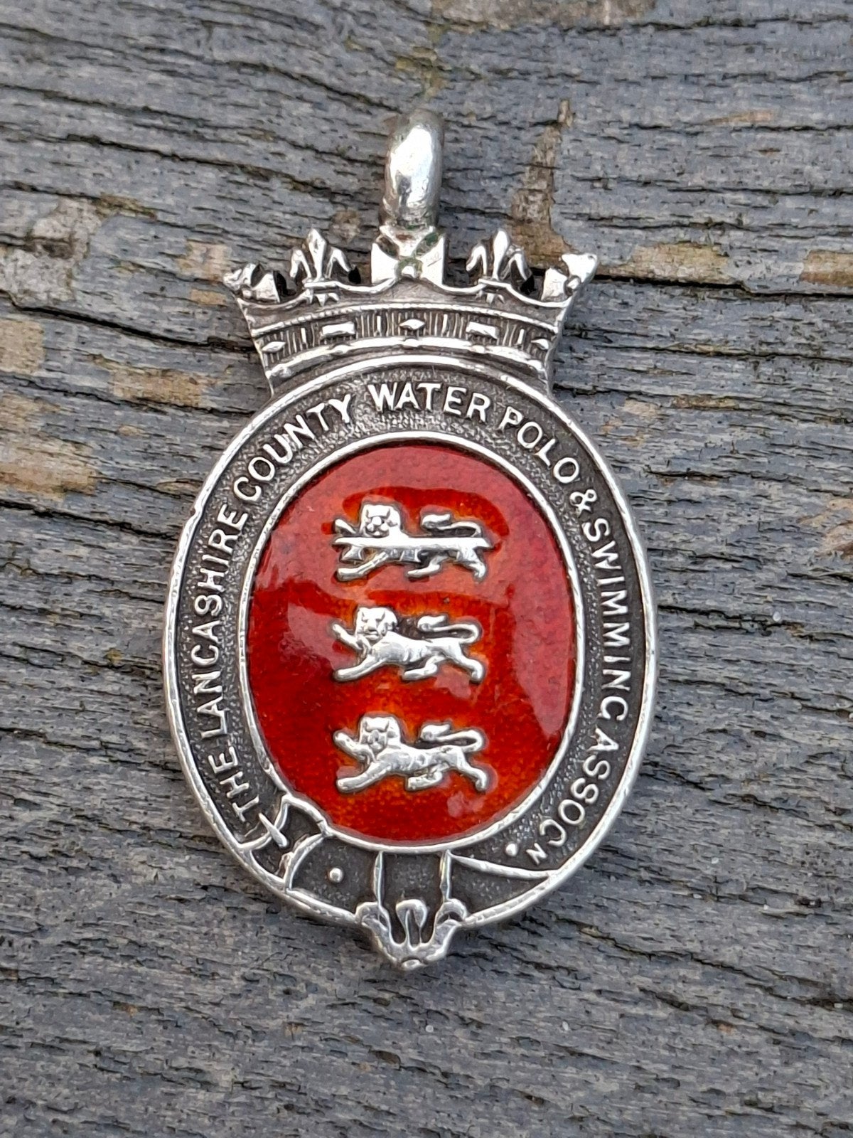 Zilveren medaille Waterpolo Engeland 1932, Ophalen of Verzenden, Zilver