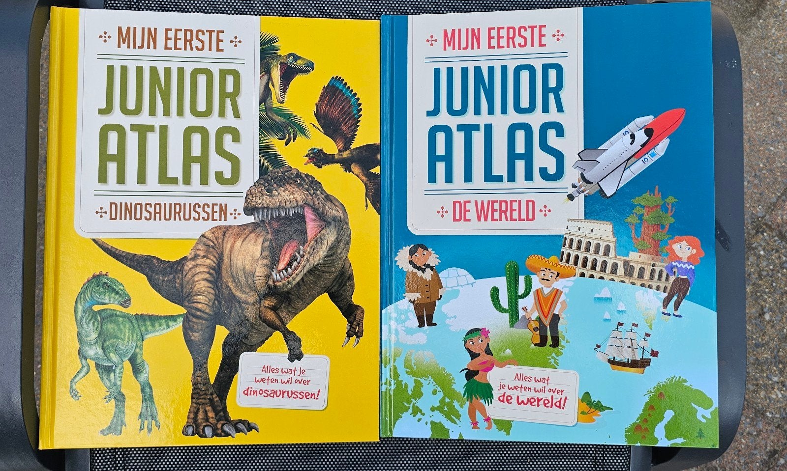 Mijn Eerste Junior Atlas: Dinosaurus & De Wereld, Boeken, Ophalen of Verzenden