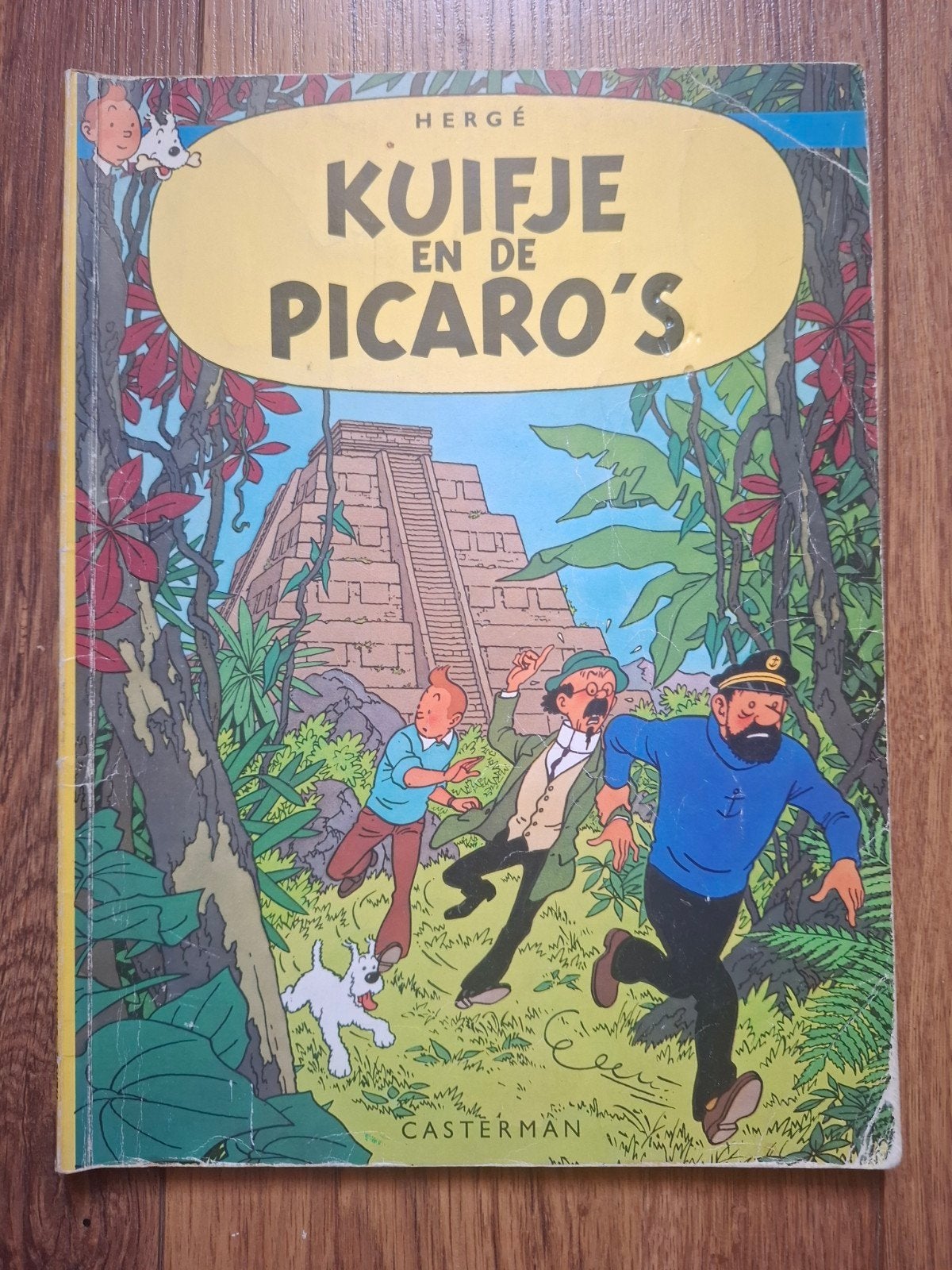 Kuifje en de Picaro's - Hergé - Casterman 1976, Eén stripboek, Ophalen, Gelezen, Hergé