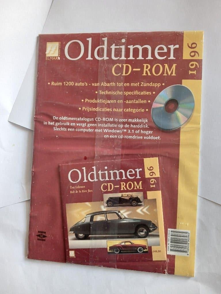 Oldtimer CD-ROM 1996 - Ruim 1200 auto's catalogus(v29), Verzenden, Overige genres, 1 speler, Nieuw
