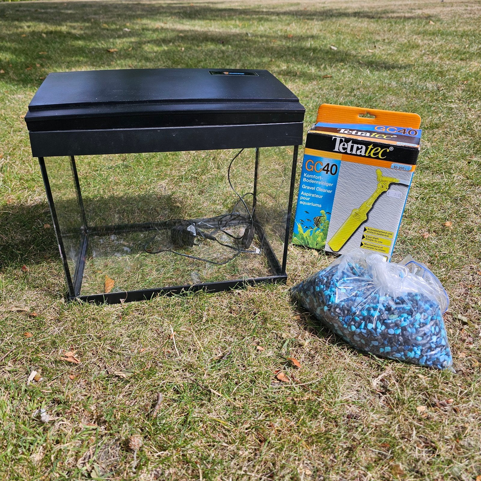 SuperFish aquarium 20 LED - compleet, Dieren en Toebehoren, Ophalen, Zo goed als nieuw, Leeg aquarium