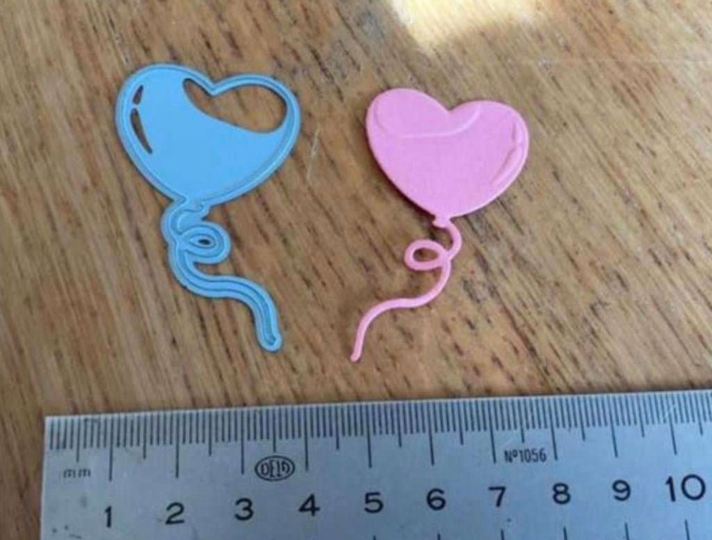 Snijmal hart ballon van Marianne design 1027, Ophalen of Verzenden, Zo goed als nieuw, Overige thema's, Pons of Mal