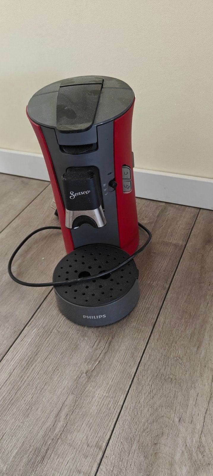 Senseo Koffiezetapparaat Rood - Goede Staat, Witgoed en Apparatuur, Koffiezetapparaten, Gebruikt, Koffiemachine, Ophalen of Verzenden