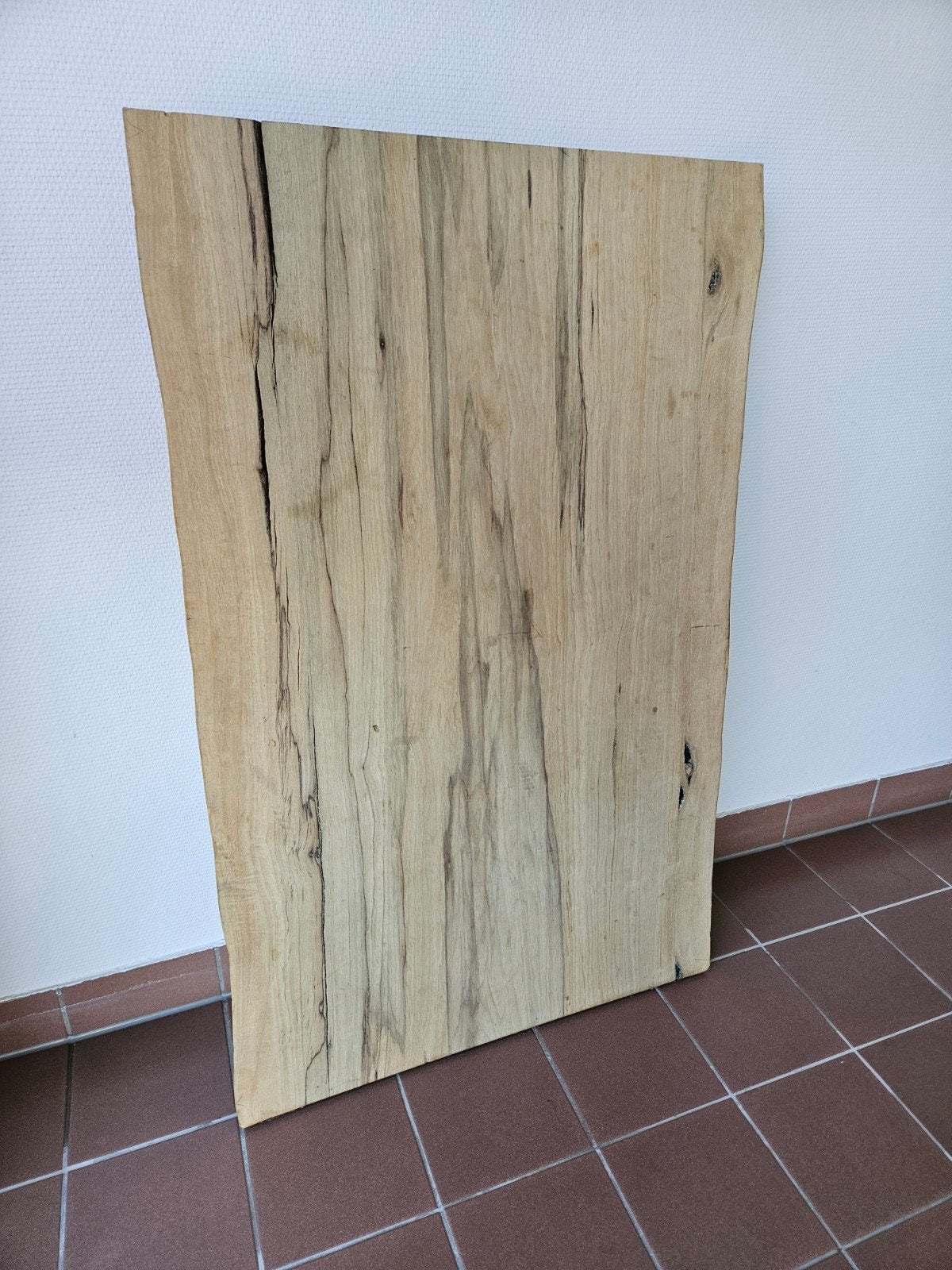 Groot naaldhouten live edge plank boomstam, Ophalen, Gebruikt, Eiken, 200 tot 250 cm