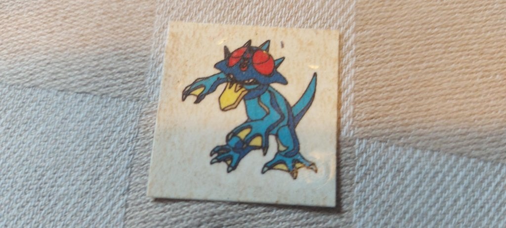 pokemon plaatje uit USA Golduck, Ophalen of Verzenden, Zo goed als nieuw, Plaatje