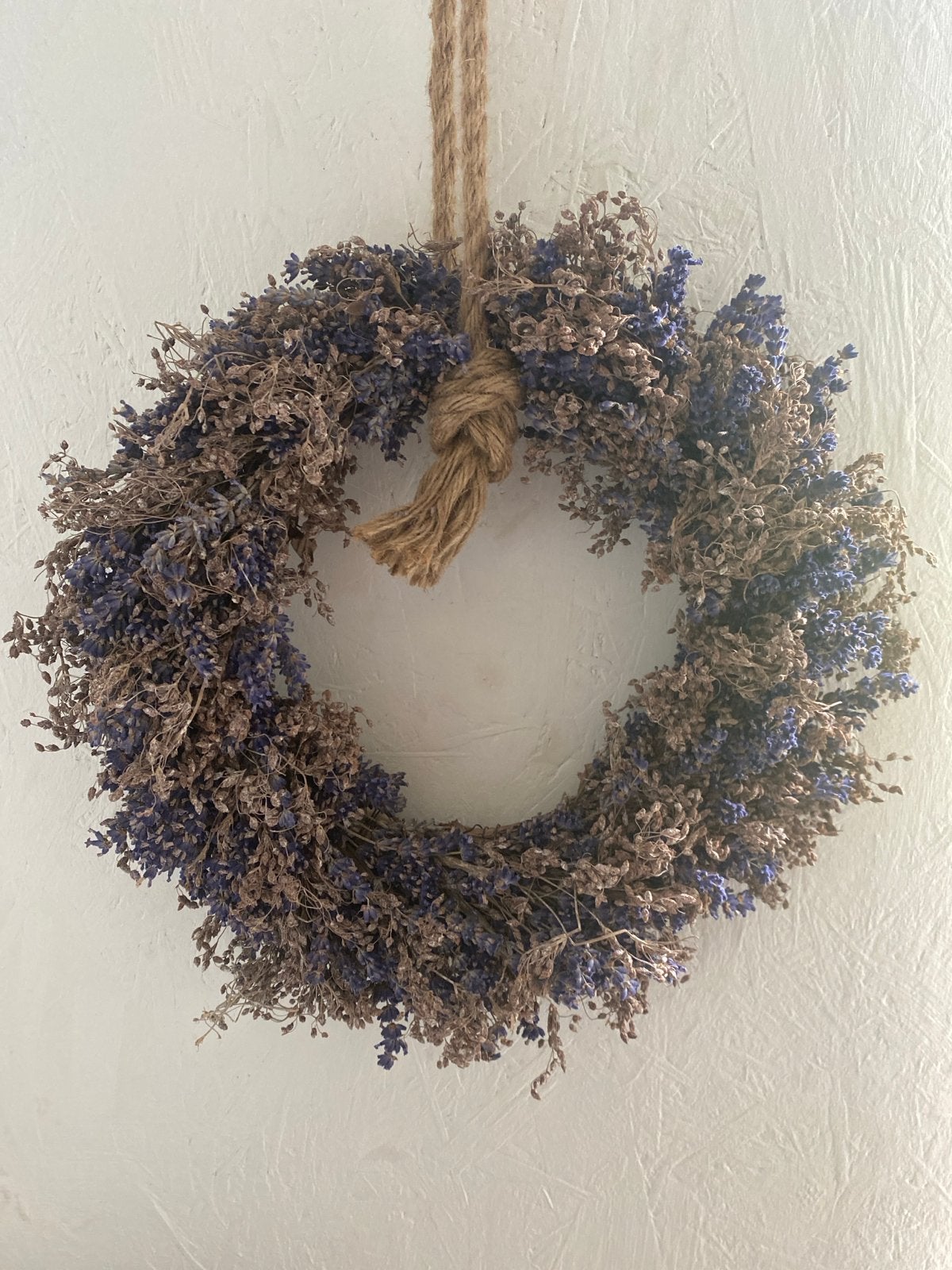 Prachtige Lavendel Krans - Natuurlijke Decoratie, Ophalen, Zo goed als nieuw, Krans, Natuurlijk materiaal