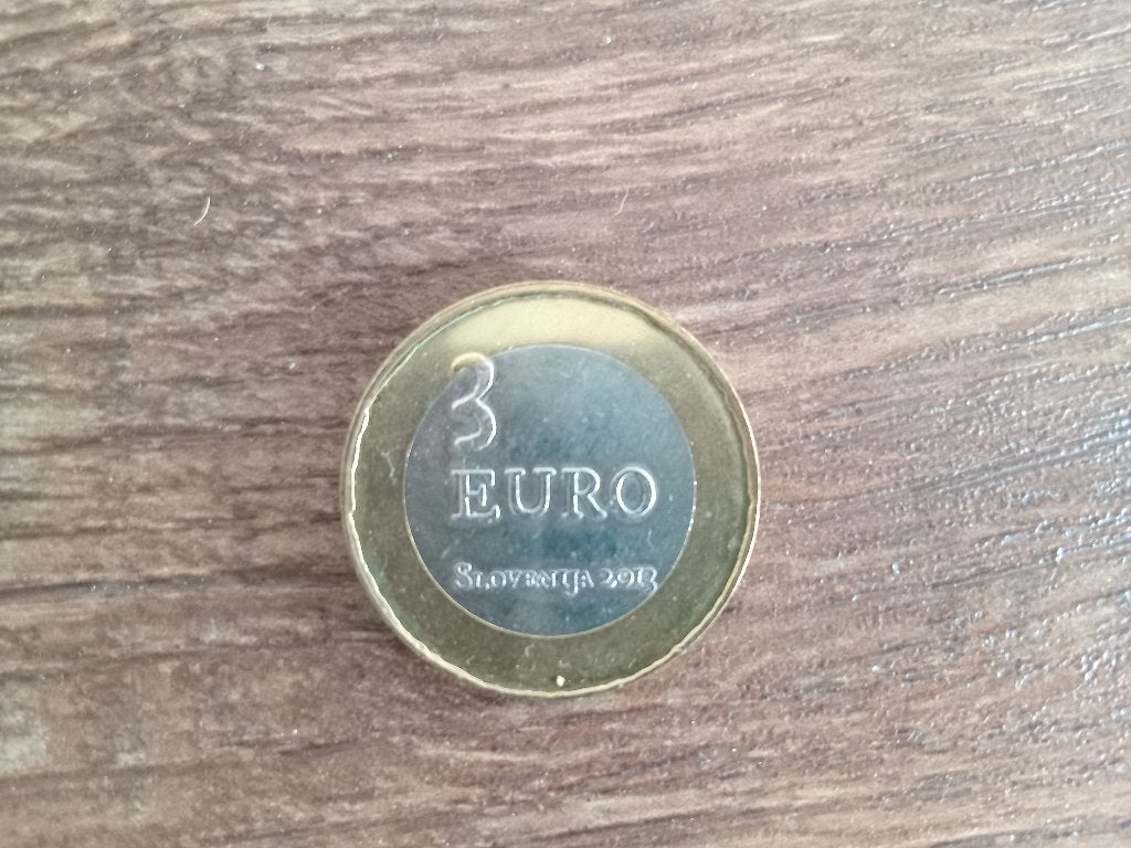 3 euromunt Slovenië, Ophalen of Verzenden, Slovenië, Overige waardes, Losse munt