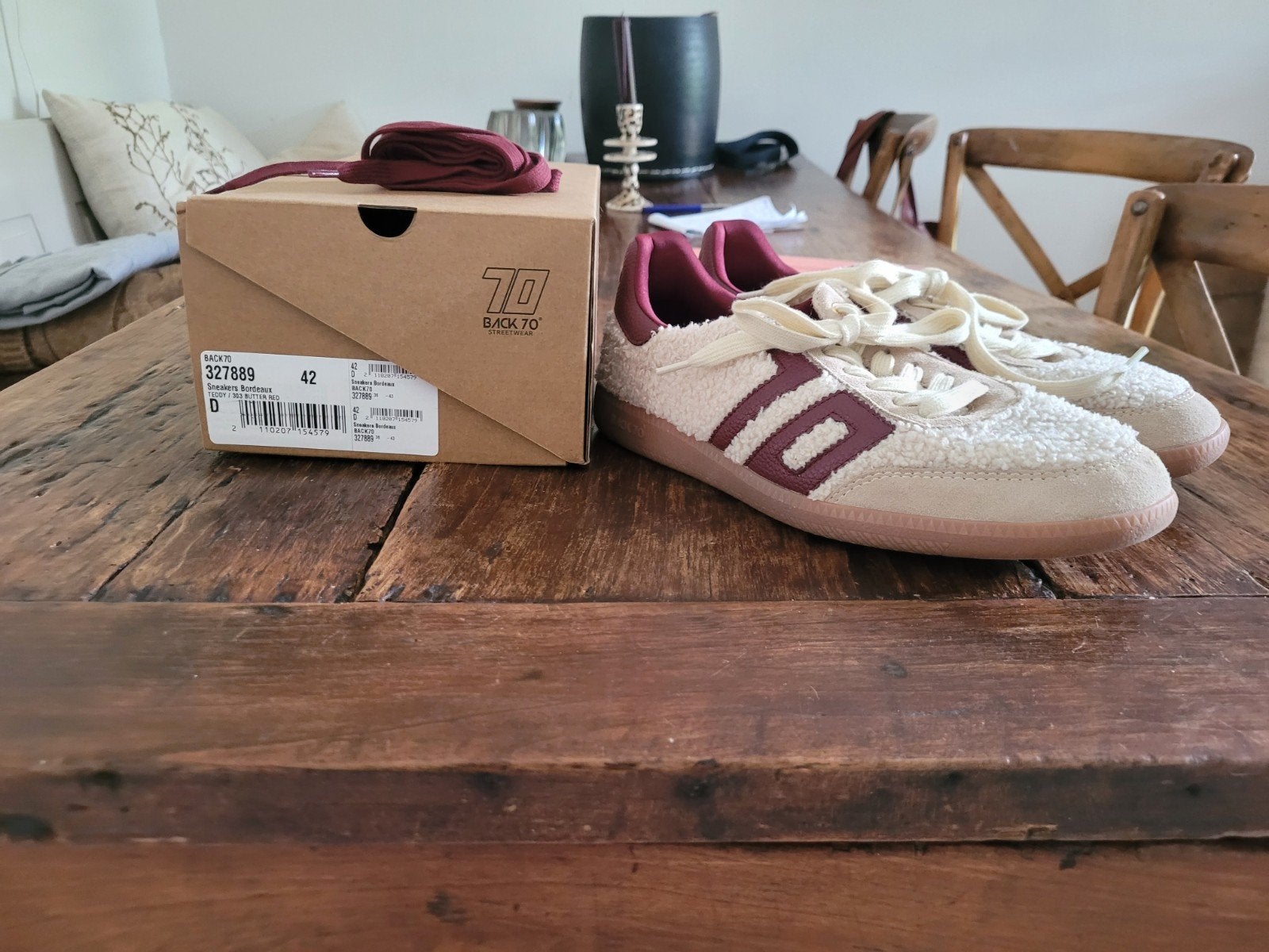 Back 70 sneakers Teddy/bordeaux maat 42, Kleding | Dames, Ophalen, Sneakers of Gympen