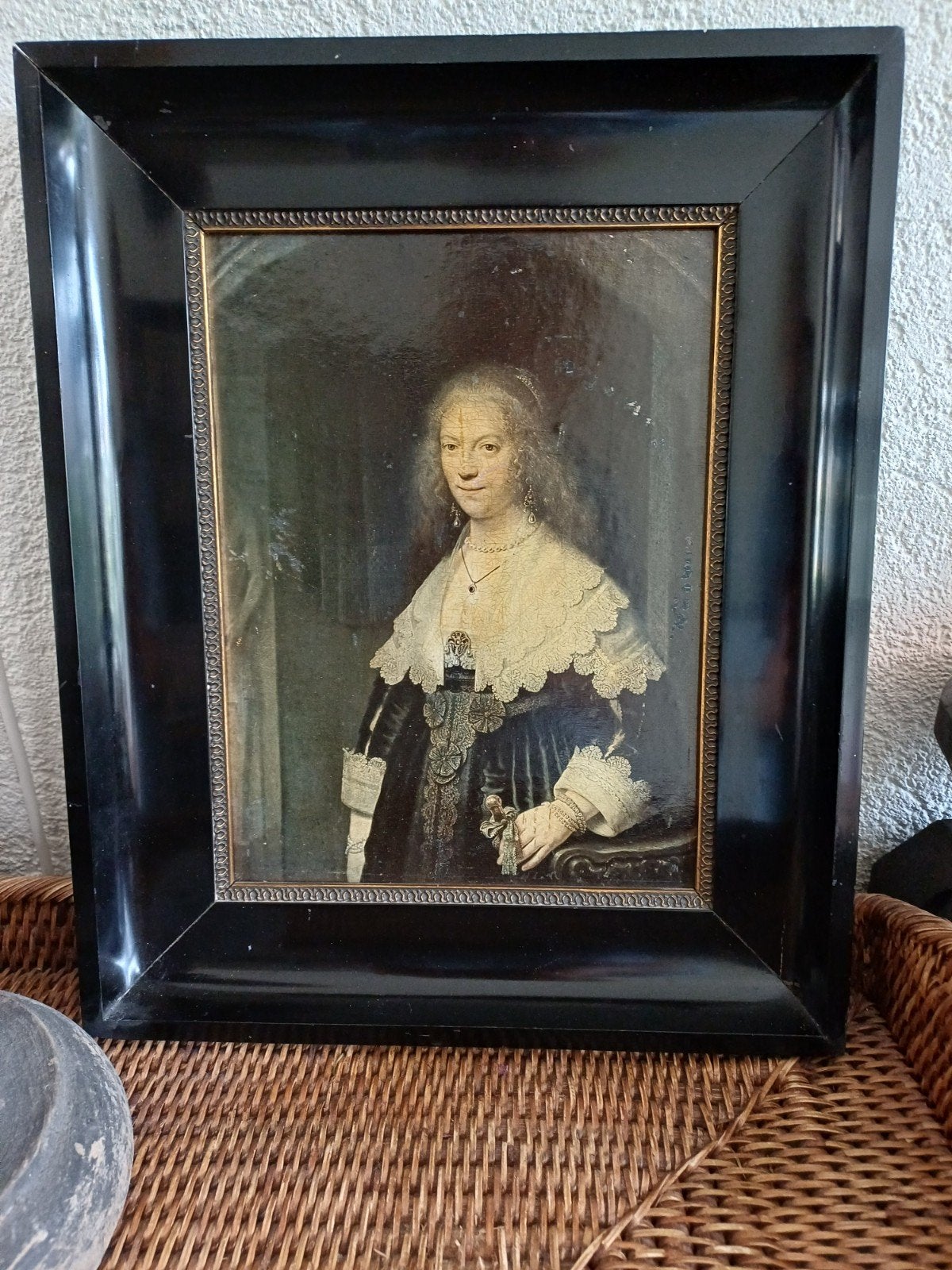 Decoratief portret in klassieke stijl, Ophalen of Verzenden