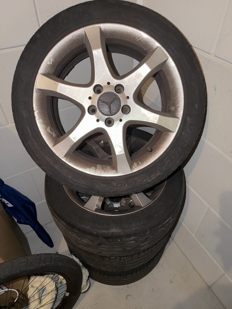 17 inch velgen voor W202, W203, W204, W210 Mercedes Benz, Auto-onderdelen, Banden en Velgen, Ophalen, Velg(en), 17 inch, Personenwagen