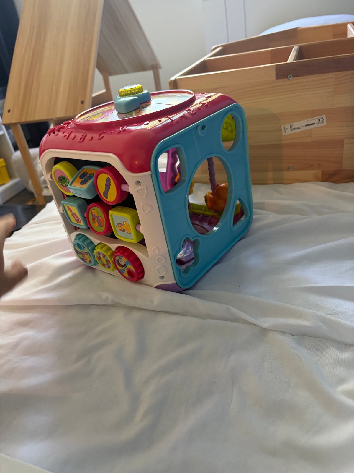 VTech Baby Speel- en Leer Kubus, Kinderen en Baby's, Speelgoed | Vtech, Gebruikt, 6 maanden tot 2 jaar, Ophalen