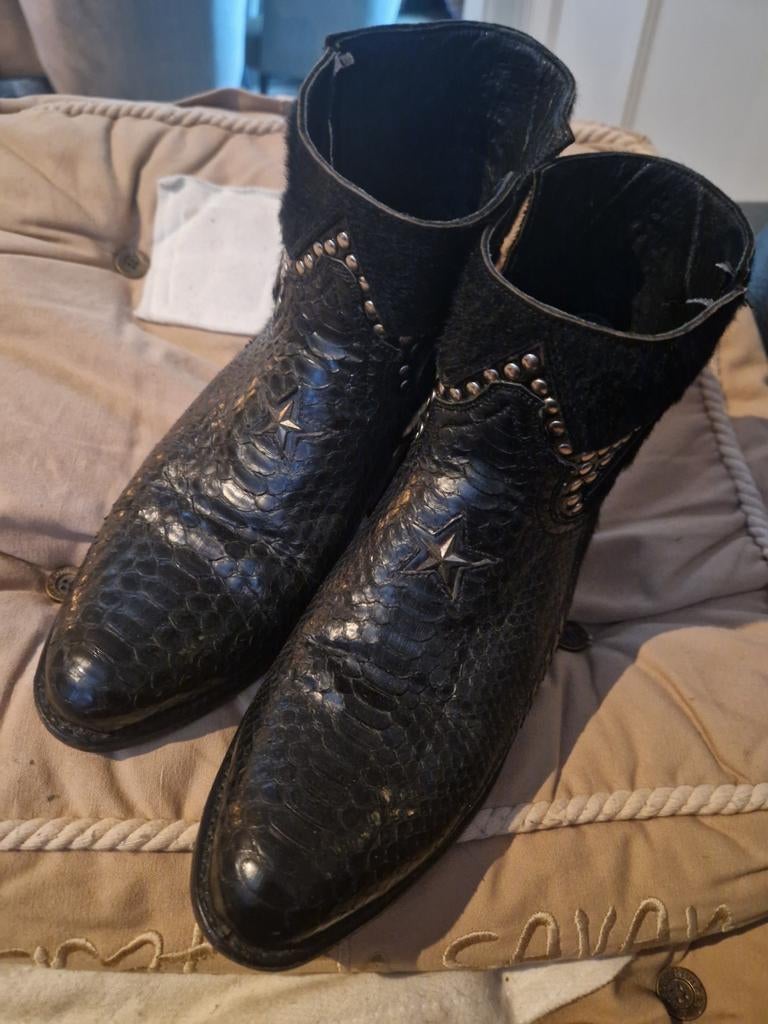 Sendra Western Laarzen Zwart Slangenleer Maat 37, Kleding | Dames, Schoenen, Sendra, Zwart, Lage of Enkellaarzen, Ophalen of Verzenden