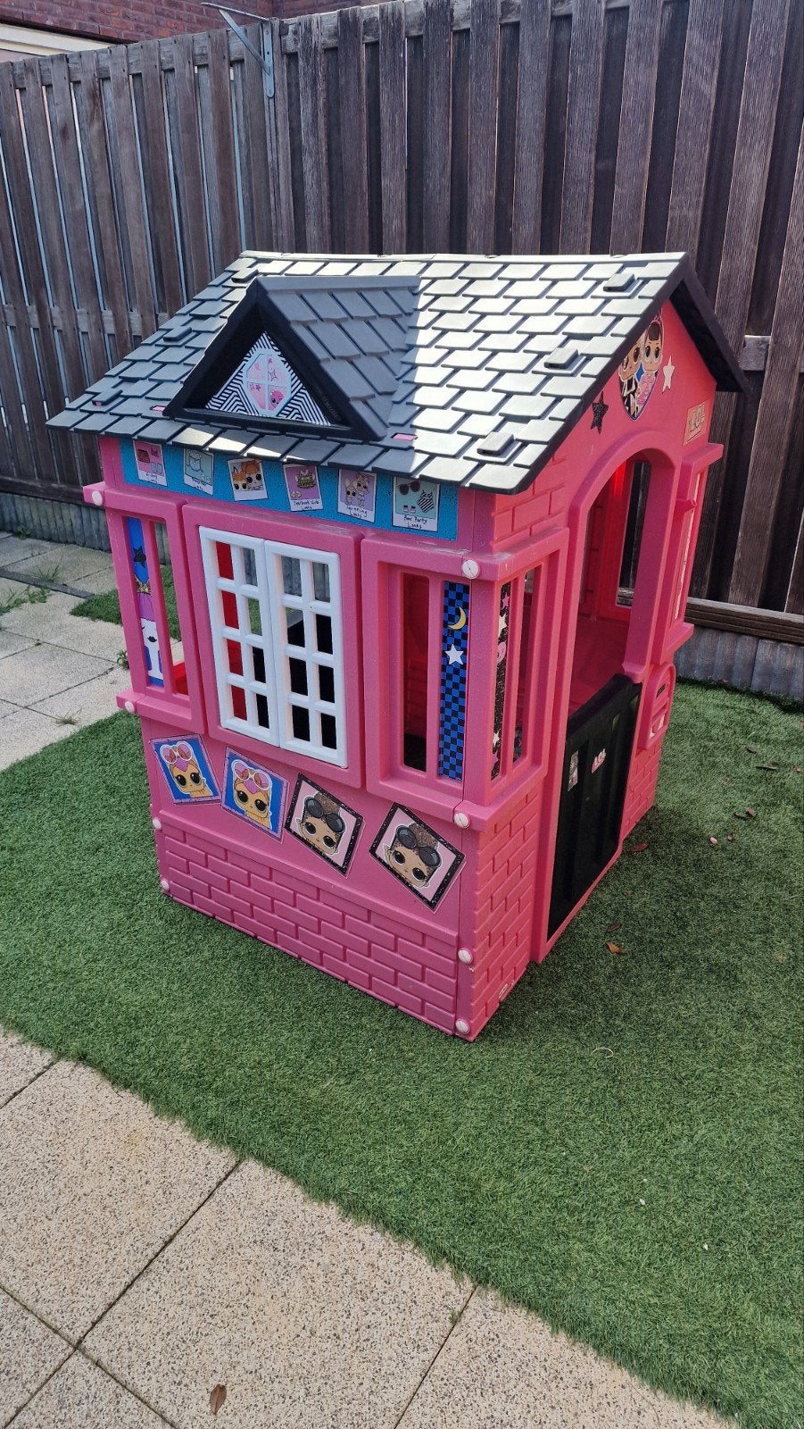Roze speelhuisje voor kinderen - L.O.L. Surprise thema, Ophalen of Verzenden, Gebruikt, Kunststof