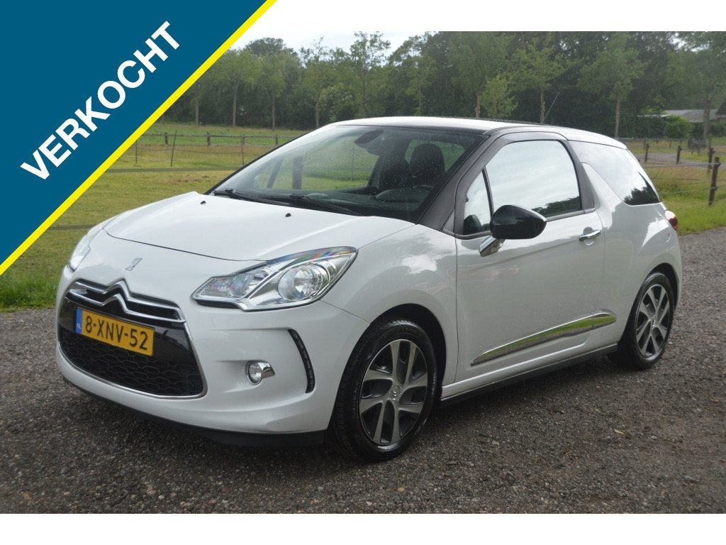 Citroën DS3 1.2 VTi So Chic Clima Cruise PDC (bj 2014), Auto's, Euro 5, Stof, Gebruikt, 31 €/maand