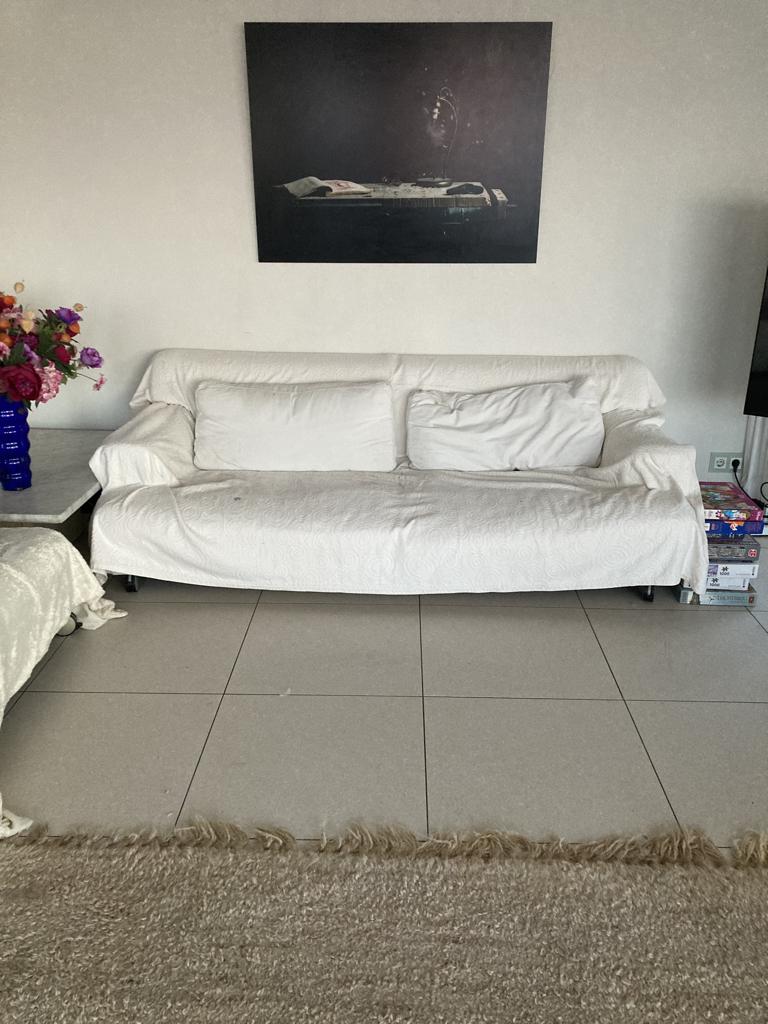 linteloo bank en 3 fauteuils, Ophalen, Gebruikt, 75 tot 100 cm