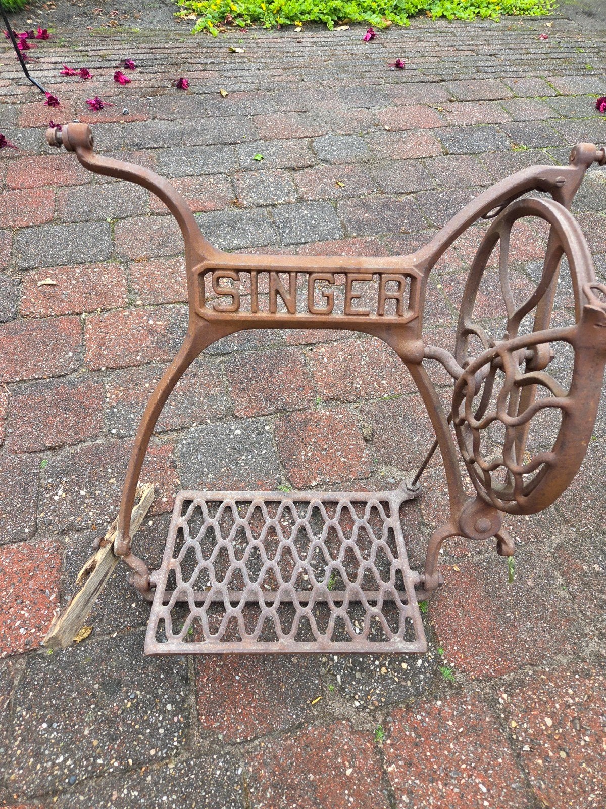 Antiek Singer Naaimachine Onderstel - Decoratief, Ophalen