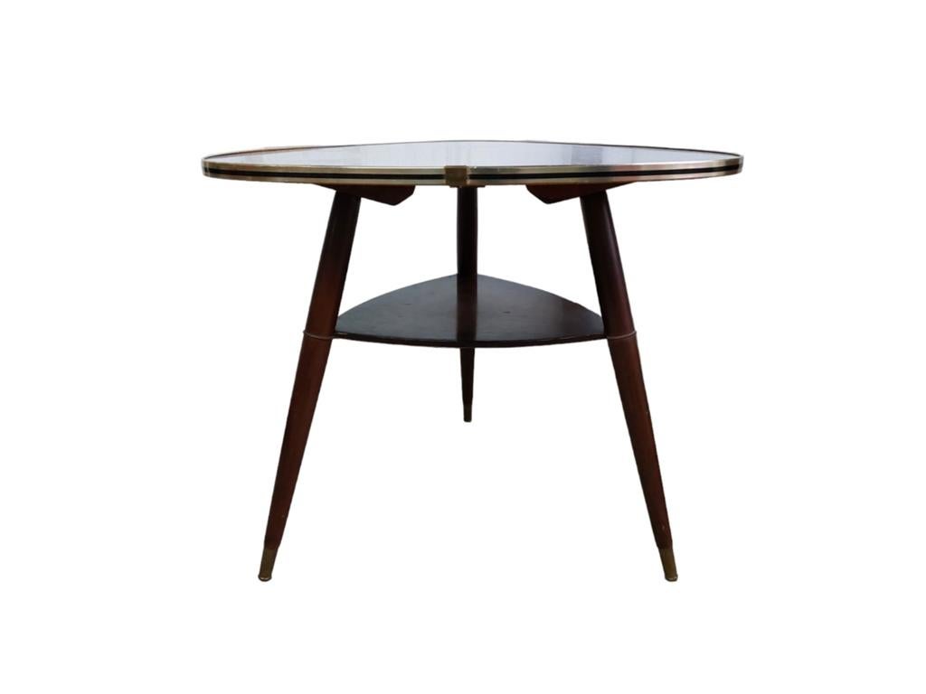 Vintage koffietafel, bijzettafel met formica blad, Ophalen