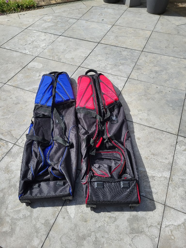 golf travel bags (2 stuks), 1 rood en 1 blauw, bagboy T-650, Ophalen, Zo goed als nieuw, Overige typen, Overige merken