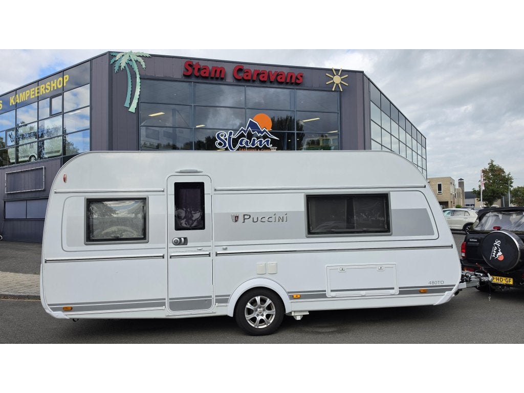 Tabbert Puccini 480 TD leveller systeem mover, Caravans en Kamperen, Fietsenrek, Rondzit, Tabbert, Overige typen