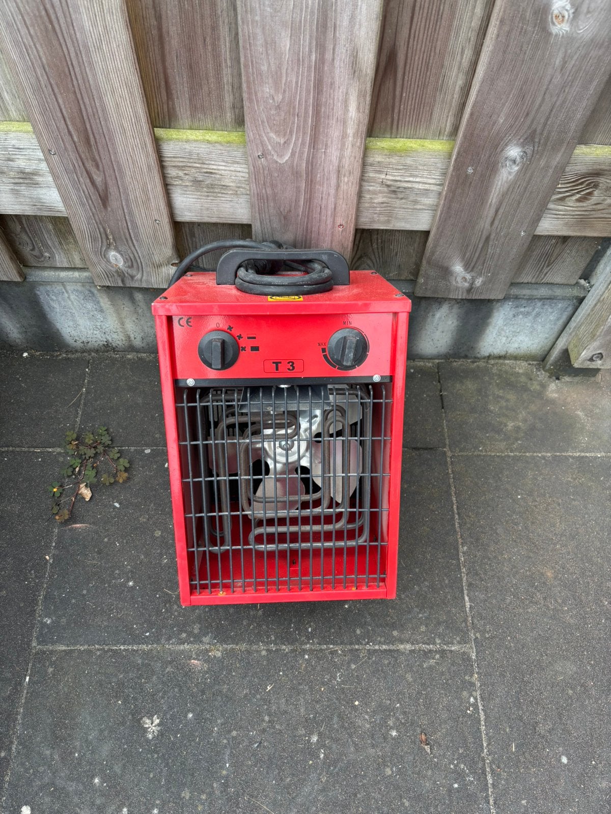 4tecx Dantherm T3 Elektrische Kachel 3kW, Ophalen, Gebruikt, Minder dan 30 cm, Kachel