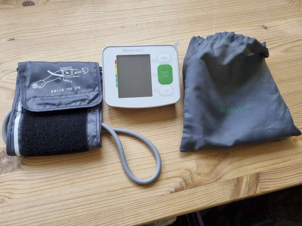 Medisana bloeddrukmeter, Ophalen, Zo goed als nieuw