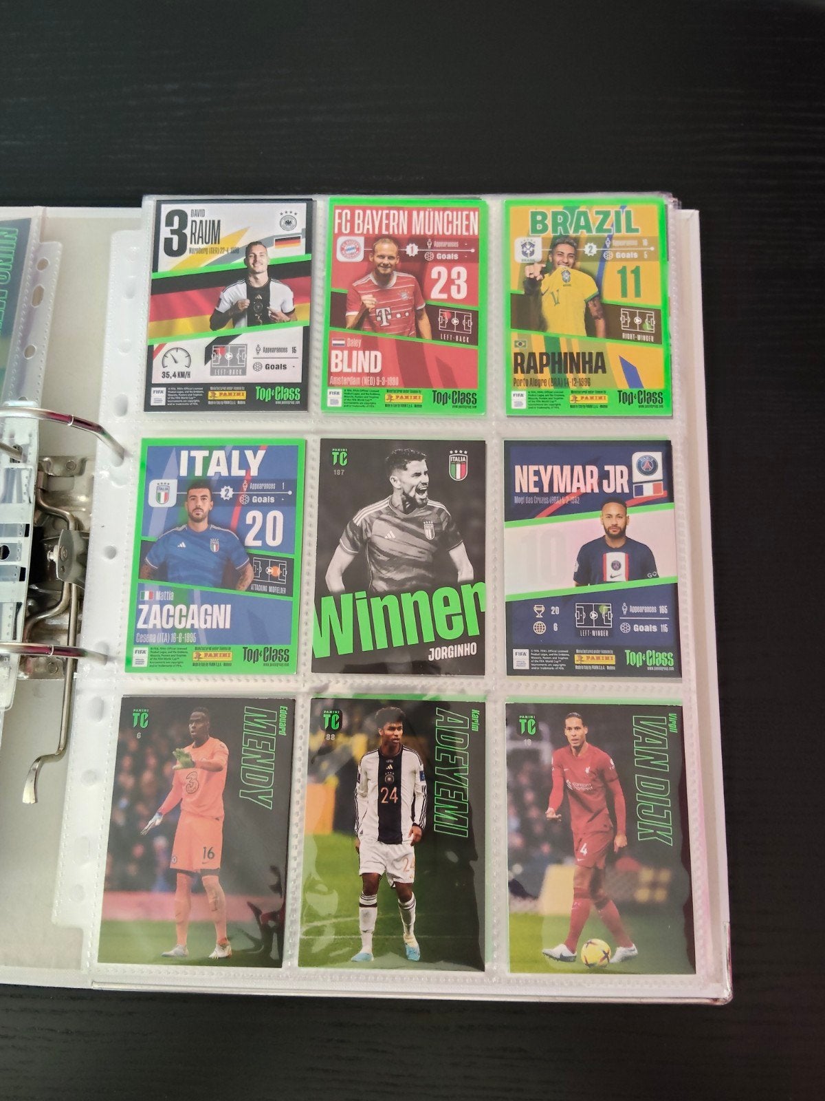 Panini Top Class Voetbal Kaarten Collectie 399 stuks, Ophalen of Verzenden, Zo goed als nieuw, Buitenlandse clubs, Spelerskaart