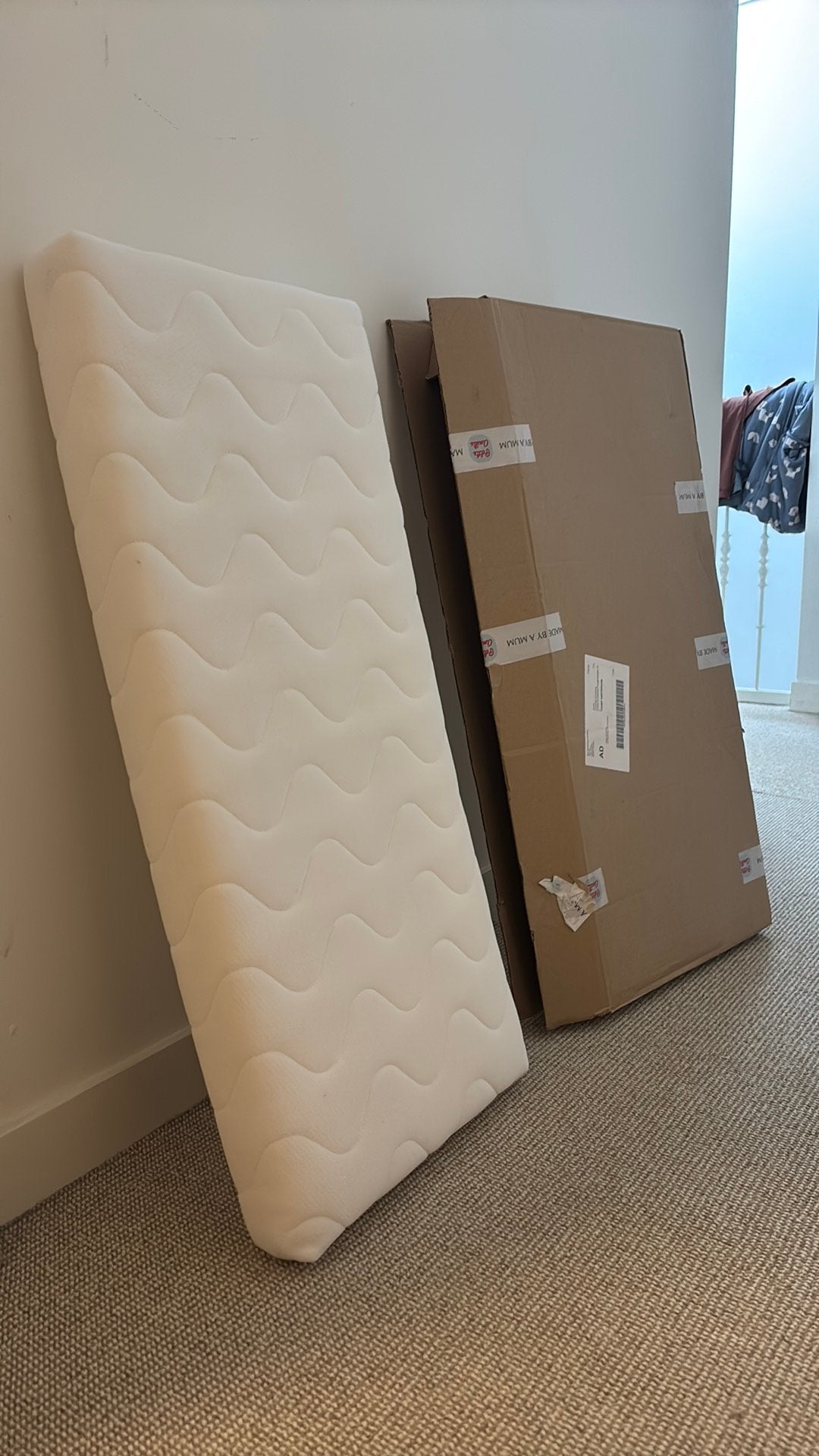 Matras petit amelie ongebruikt 40x90, Ophalen, Zo goed als nieuw, Eenpersoons