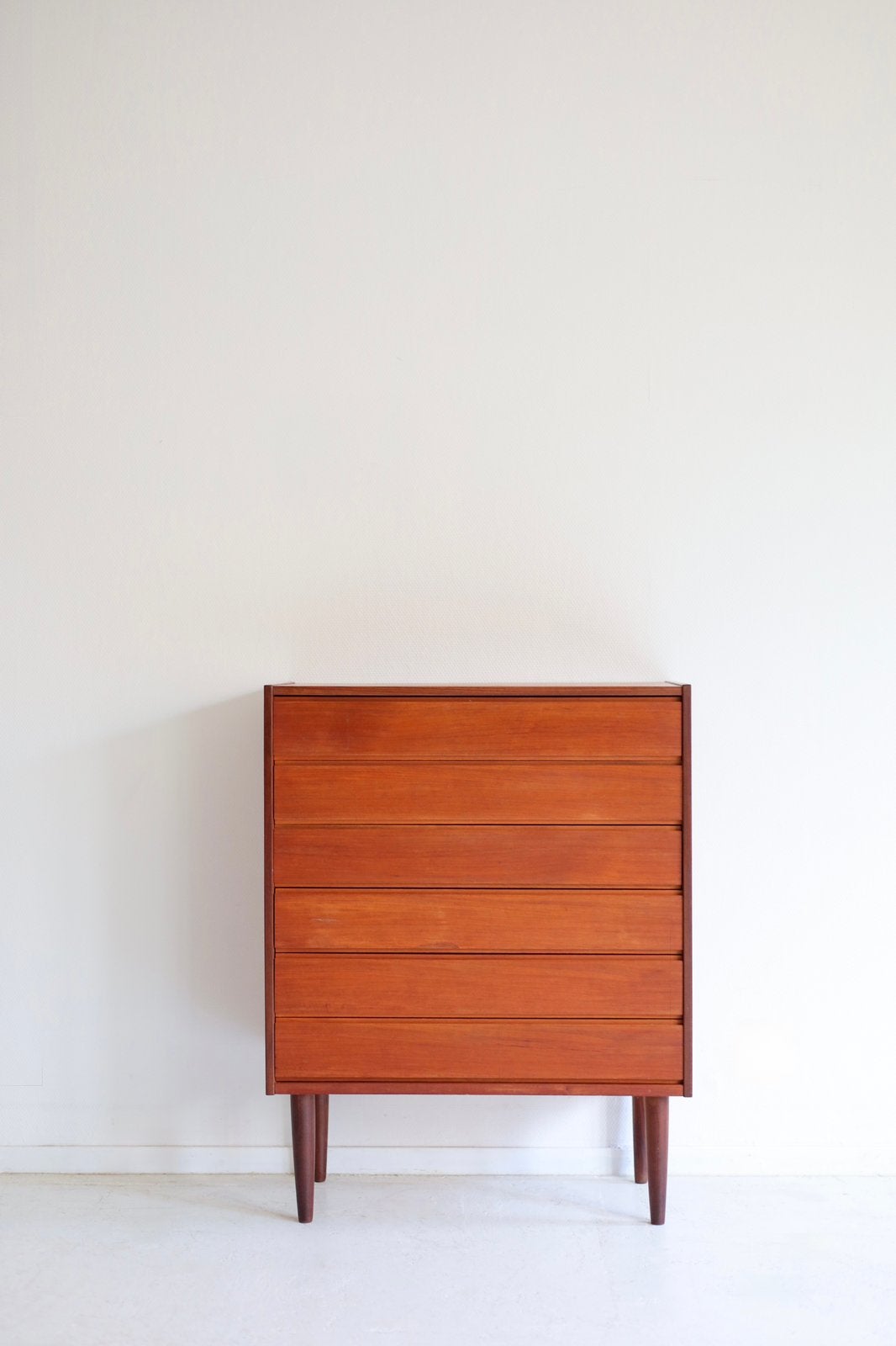 Vintage Scandinavische ladekast, Zweeds jaren 50/60, Huis en Inrichting, Ophalen, Vintage design, 5 laden of meer, Pim@tijdperk.eu  leyla@tijdperk.eu
