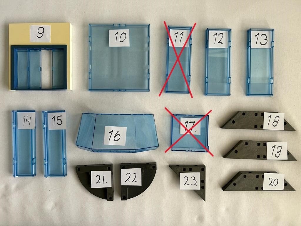 Playmobil Onderdelen Luchthaven van set 3186, Gebruikt, Gebouw, Losse onderdelen, Ophalen of Verzenden