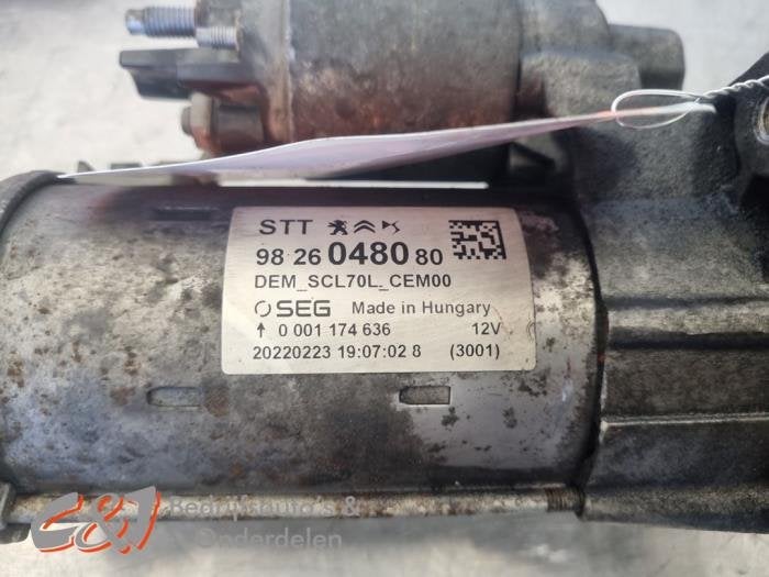 Startmotor van een Citroen Jumper, Gebruikt, -, Ophalen of Verzenden, -