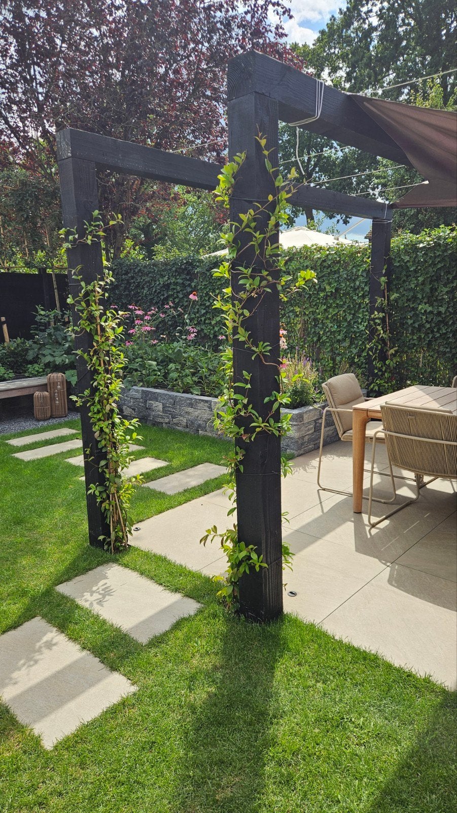 Douglas balken zwart geimpregneerd voor pergola/ constructie, Ophalen, Nieuw, 250 cm of meer, Balken
