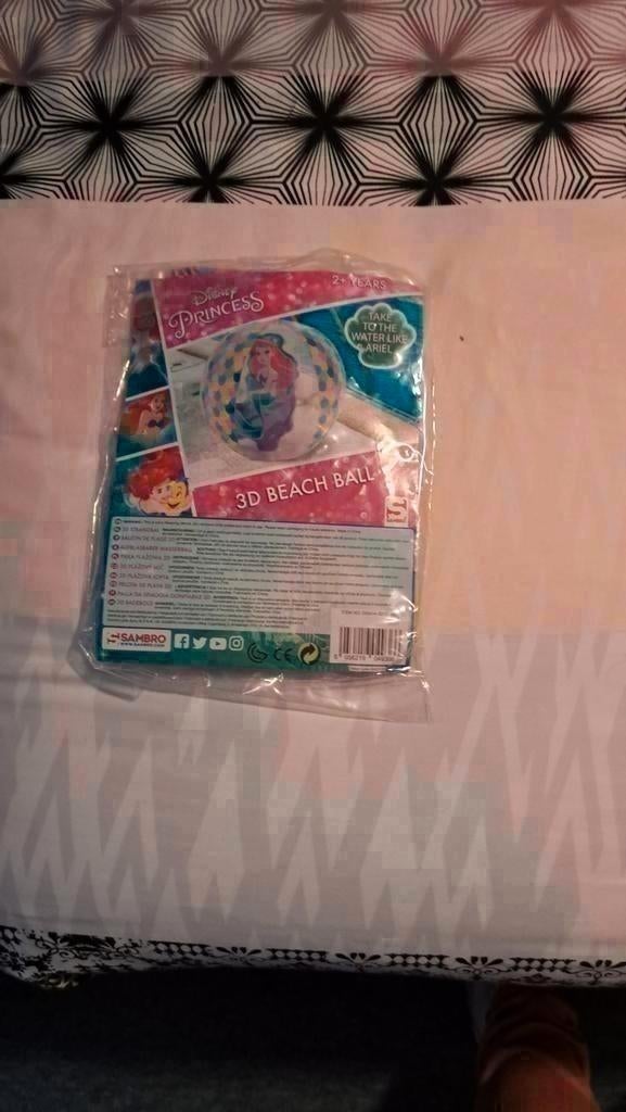 3D strandbal, Kinderen en Baby's, Speelgoed | Buiten | Opblaasfiguren, Ophalen of Verzenden, Nieuw