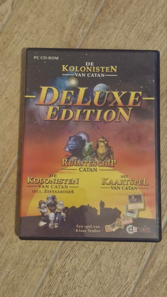 De Kolonisten van Catan Deluxe Edition PC CD-ROM, Spelcomputers en Games, Gebruikt, 1 speler, Ophalen of Verzenden, Strategie en Constructie