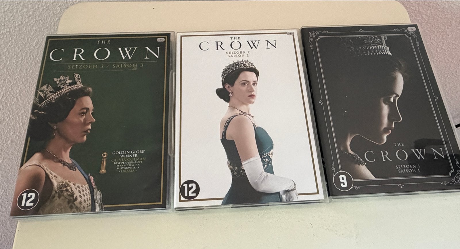 The Crown Seizoen 1, 2 en 3 DVD, Drama, Ophalen of Verzenden, Vanaf 12 jaar, Gebruikt