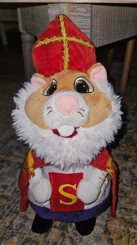 Hamster knuffel Sinterklaas, Ophalen of Verzenden