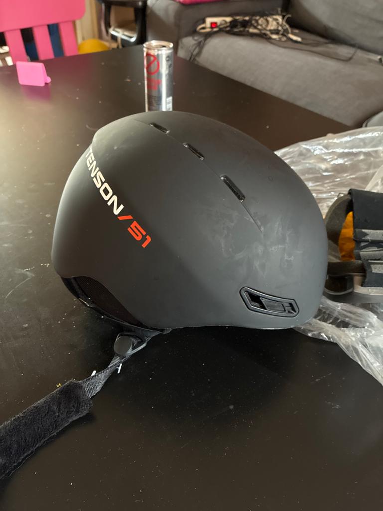 Tenson/S1 Skihelm Zwart, Ophalen, Gedragen, Maat 46/48 (XL) of groter, Overige typen