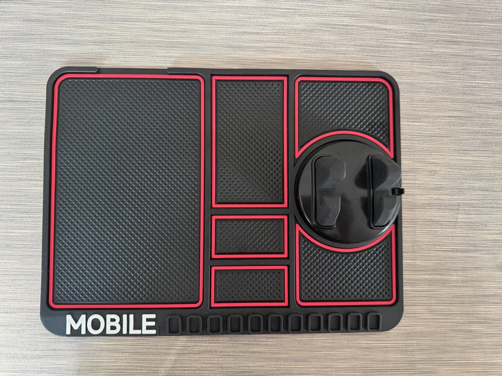 Antislipmat met telefoonhouder voor auto of bureau, Ophalen of Verzenden, Zo goed als nieuw