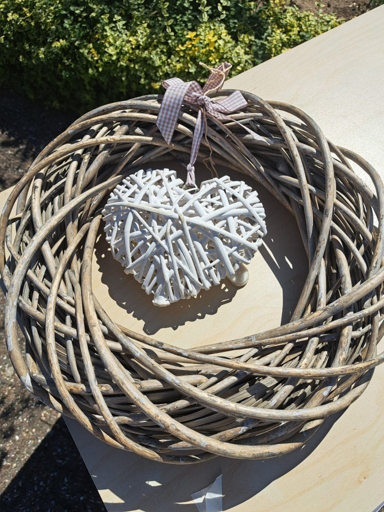 Decoratie krans, Ophalen, Gebruikt, Krans, Rotan