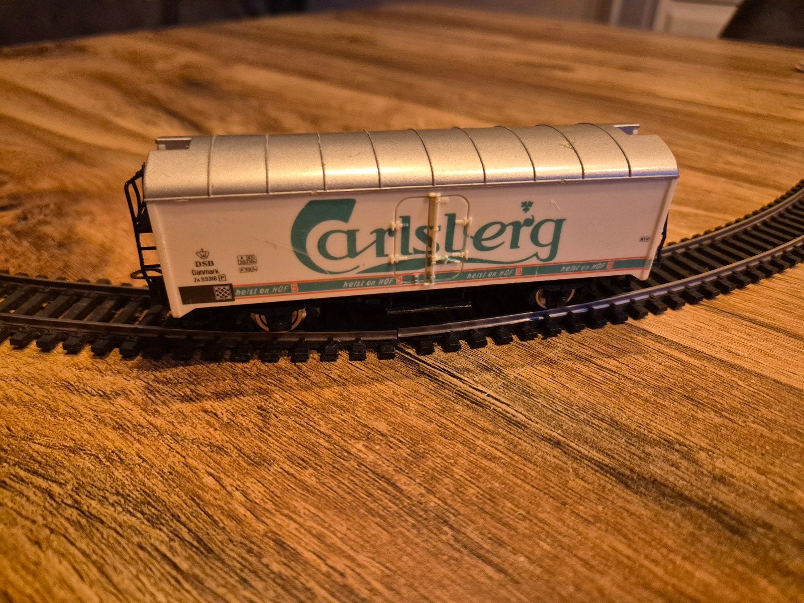 Märklin / Fleischmann H0 Carlsberg Bierwagon – DSB Denemarke, Ophalen, Gebruikt, Gelijkstroom, Fleischmann