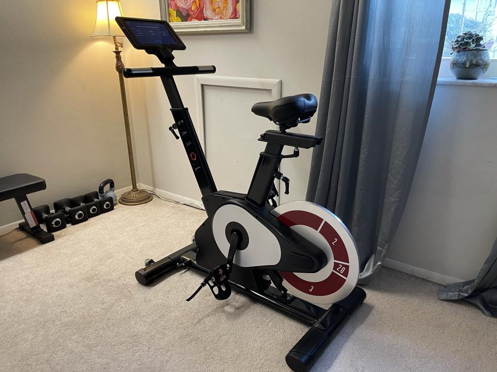 carolbike spinning bike ai fiets - REHIIT van €2995-bieden, Ophalen, Zo goed als nieuw, Buik, Overige typen