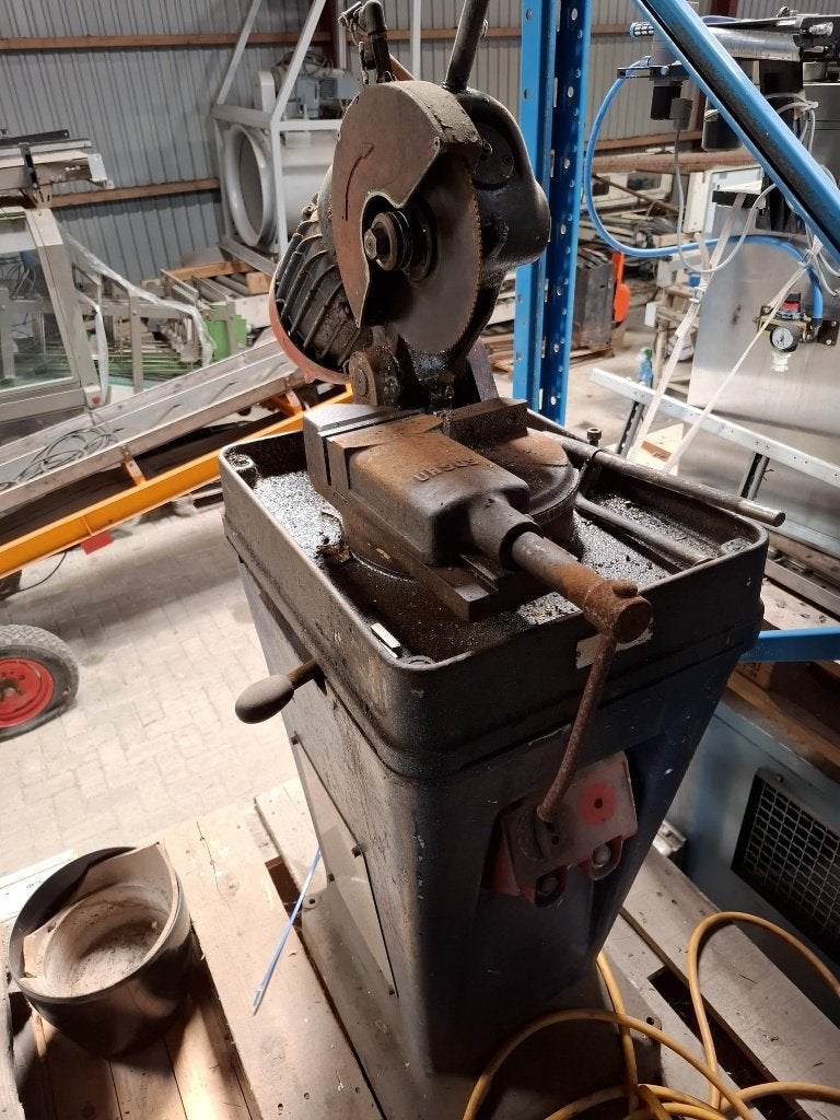 Metaalzaag \ afkortzaag, Doe-het-zelf en Verbouw, Gereedschap | Zaagmachines, Ophalen, Gebruikt, 70 mm of meer, Afkortzaag