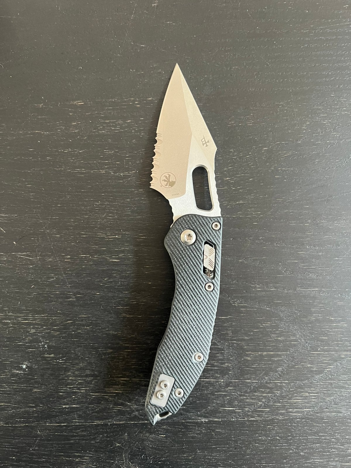 Microtech Stitch RAM-Lock Fluted G10 Black M390MK, Ophalen, Landmacht