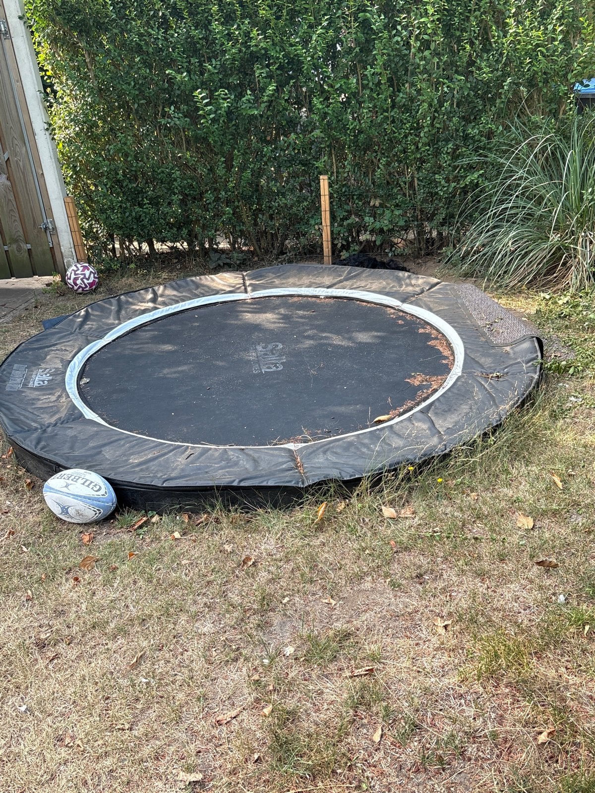 Gratis inground trampoline - zelf demonteren, Ophalen, Gebruikt