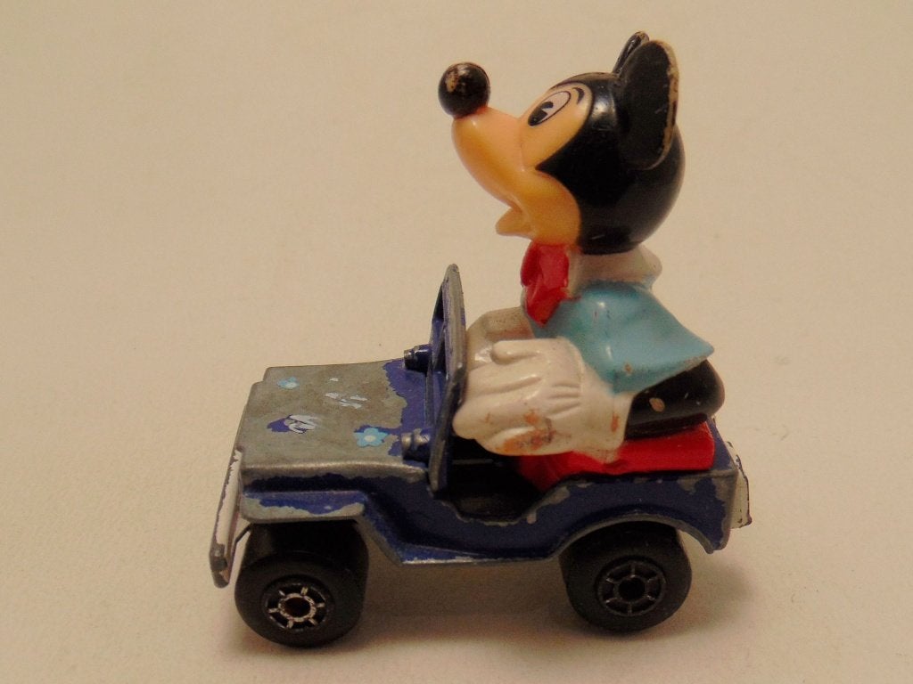 Mickey Mouse in een Jeep Willys Matchbox Walt Disney, Ophalen of Verzenden, Gebruikt, Auto
