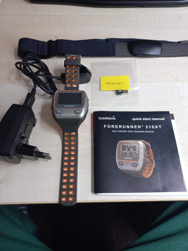 Garmin Forerunner 310XT HRM / GPS, Ophalen, Garmin, Oranje, Zo goed als nieuw